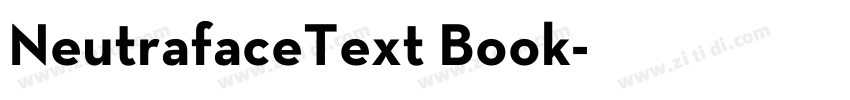 NeutrafaceText Book字体转换